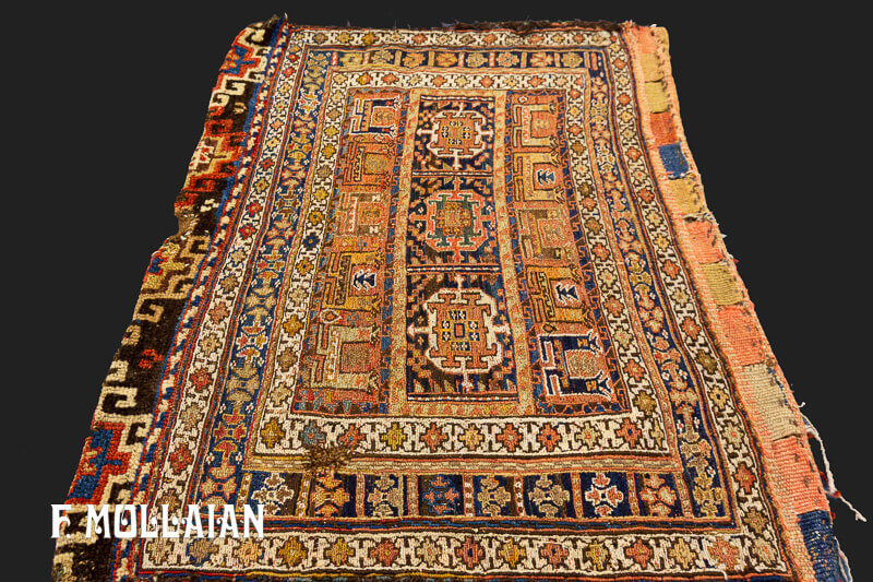 Antique Persian Sirjan Sella Rug n°:83943680